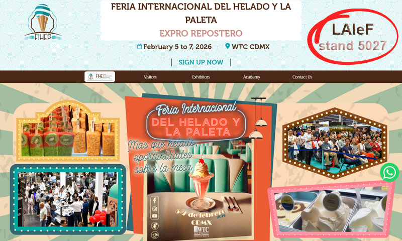 LAIeF на Feria Internacional del Helado y la Paleta 2026