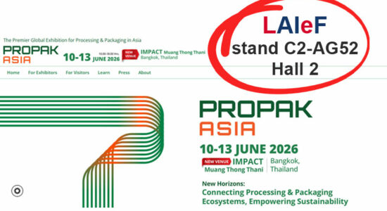 ProPak Asia 2026: промышленная переработка и упаковка - стенд LAIeF: C2-AG52 Hall 2