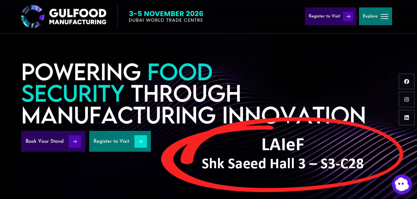 LAIeF на Gulfood Manufacturing 2026